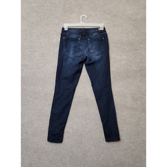 Wit & Wisdom Jeans Womens 8 Blue Skinny Ankle Jegging Dark Wash Stretch - Picture 3 of 7
